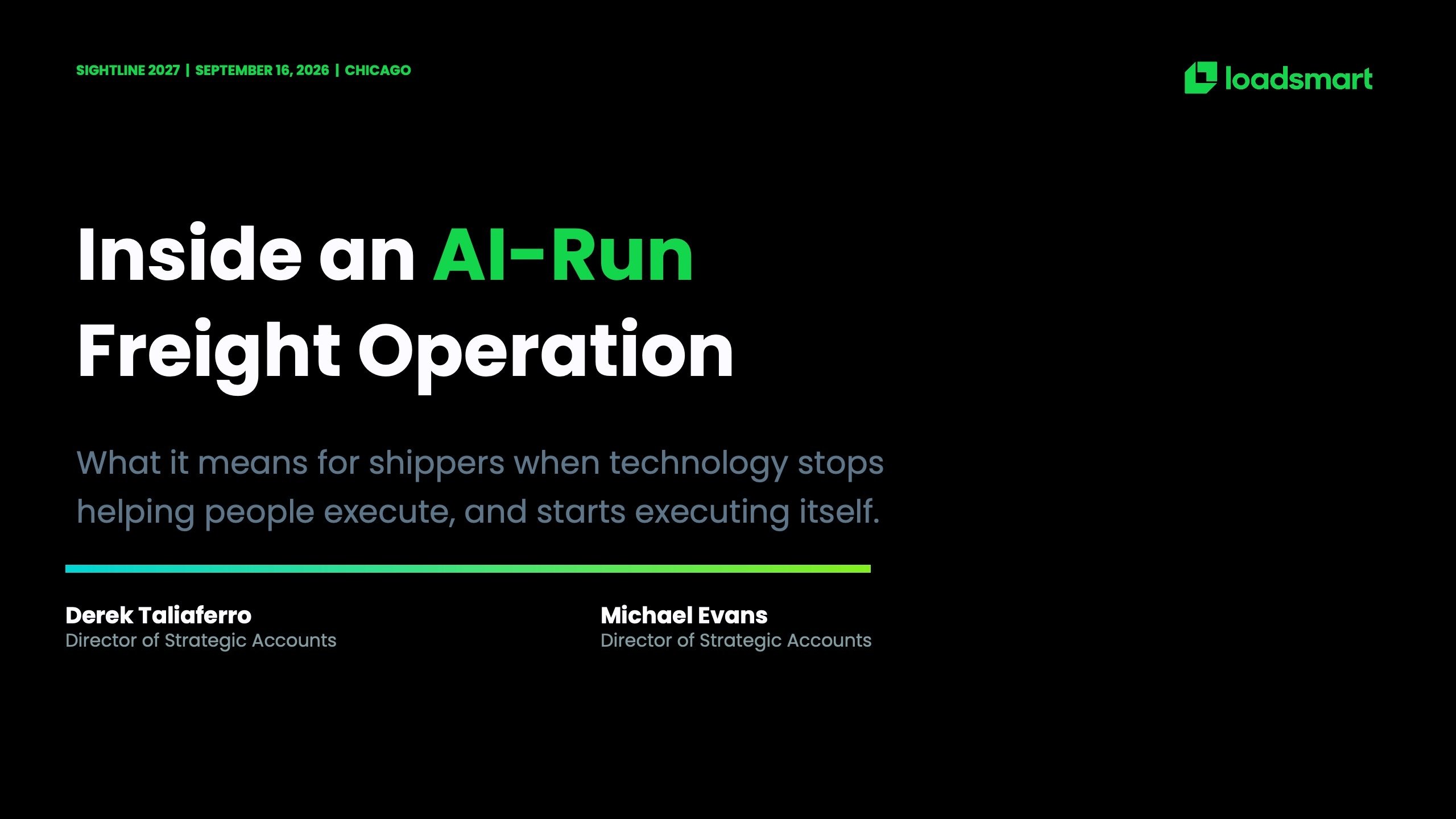 Inside an AI-Run Freight Operation, slide 1