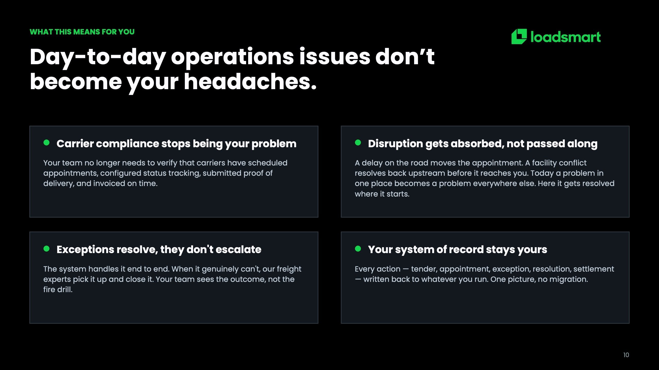 One Connected Intelligence, slide 10